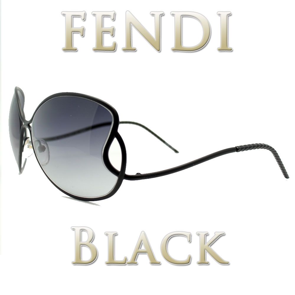 Fendi Sunglasses 5178 001 Black 705 Bronze New Genuine FS5178