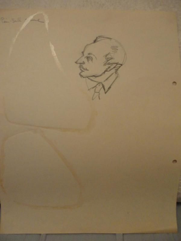 Fleischer UB Iwerks Lou Zukor Vintage Original Drawing