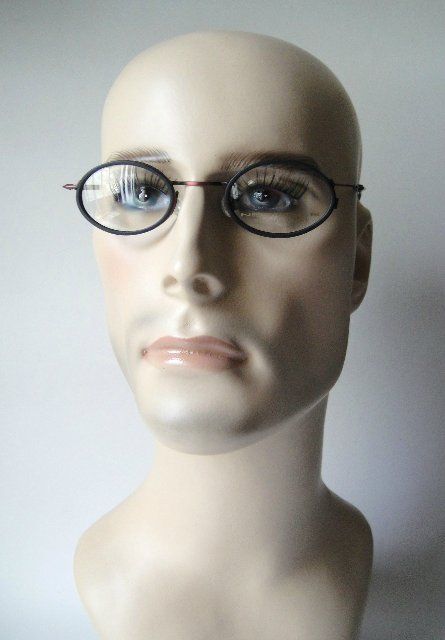NEOSTYLE Small Lenses Frames Eyeglasses Spectacles Black Round Mens