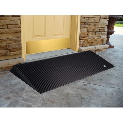 EZ Access Rubber Threshold Ramps with Beveled Edges