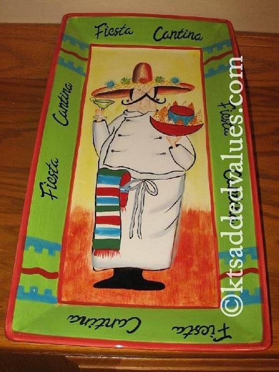 Fiesta Cantina Rectangular Platter Tracy Flickinger New