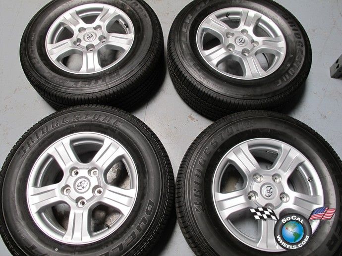 Four 07 11 Toyota Tundra Factory 18 Wheels Tires OEM Rims 69517 08