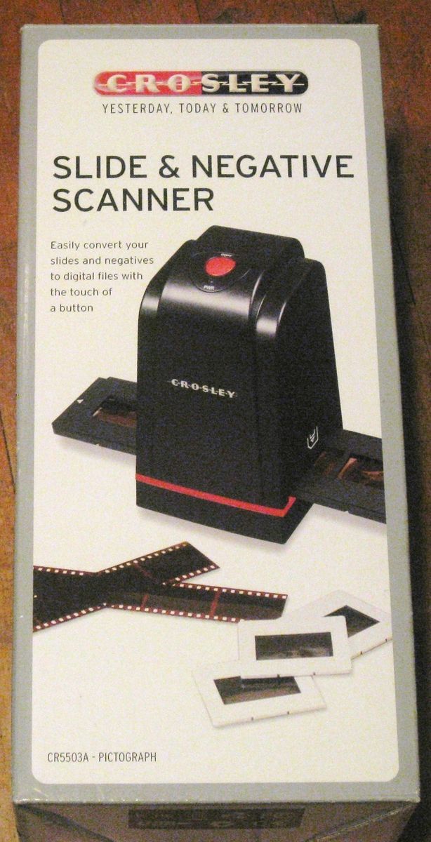 Crosley Slide Negative Scanner New Film Converter Pictograph