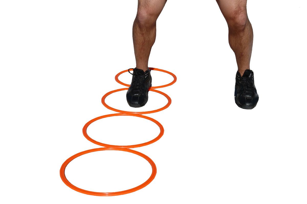  Orange Agility Rings Set of 12 Sports Equipment Football Soccer