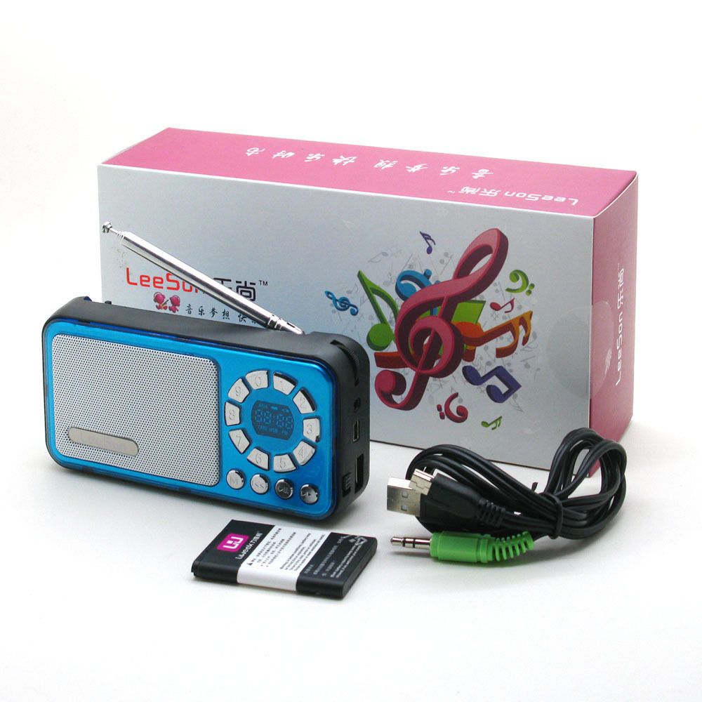  Speaker Music Player FM Radio Display with USB TF FM  Liweek