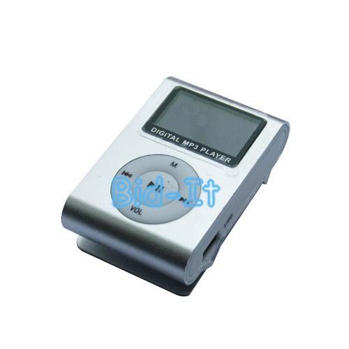  Mini LCD Screen Clip  Mp4 Player Fm Radio Record Support 128MB 32GB