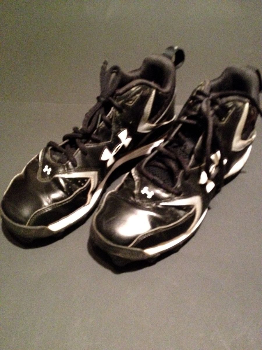  Gear Hammer Boys Black Football Baseball Cleats Shoes Sz 7 5