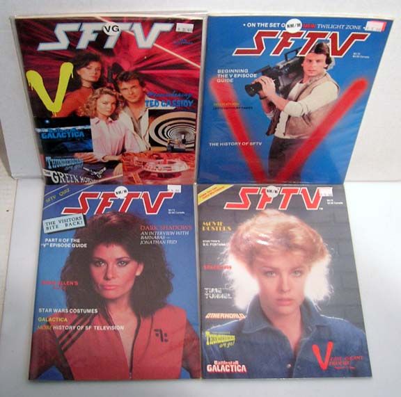 Lot of 4 SFTV Magazine 1 3 6 7 V Episode Guide More