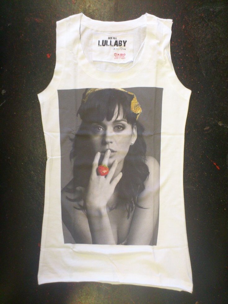 Katy Perry Hudson Pop Gospel Music MTV Women Vest Top Tank One Size