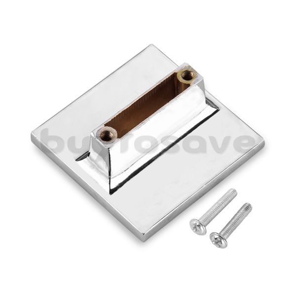 Zinc Alloy Crystal Square Cabinet Drawer Door Pulls Handles w/ Screws