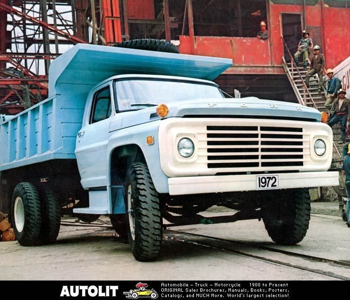 1972 Ford F600 Dump Truck Factory Photo Mexico