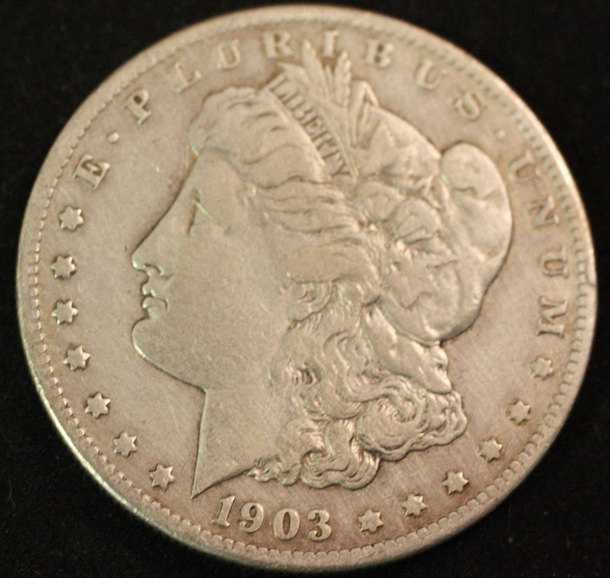 1903 S MORGAN SILVER DOLLAR FINE