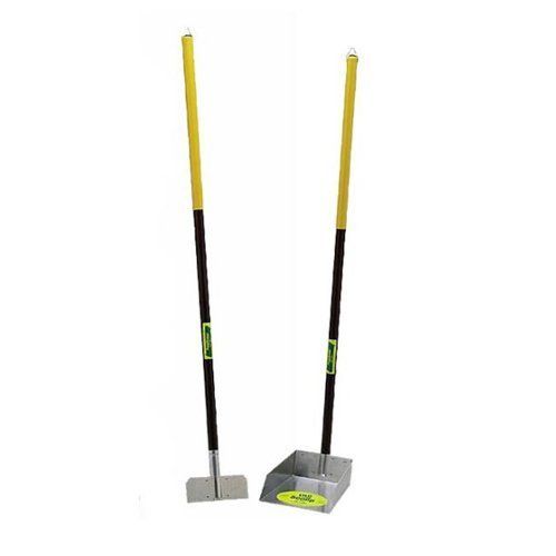 Flexrake Standard Poop Pet Scoop Spade with 3 Feet Aluminum Handle New