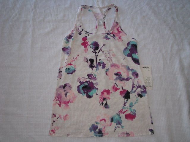 Lululemon Every Yogi Tank Blurred Blossoms Multi Sz 8 12