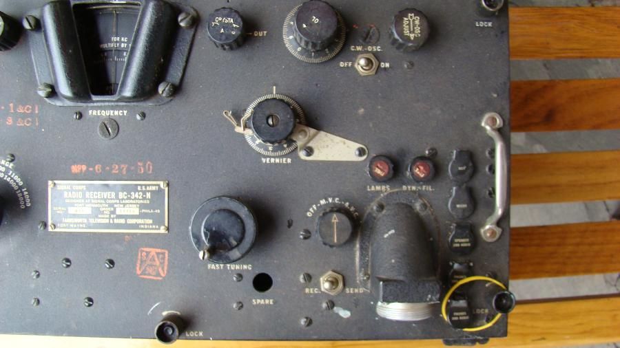 WWII Signal Corps BC 342 N Radio Receiver