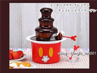 Mickey Mouse 3 Tier Chocolate Fountain Party Fondue New