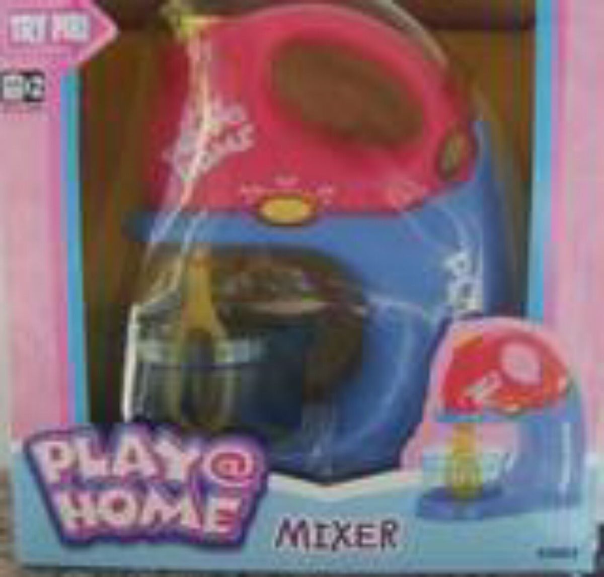  Child Kid Toy Kitchen MIXER Play Food *Really Spins* 2 beaters & Bowl