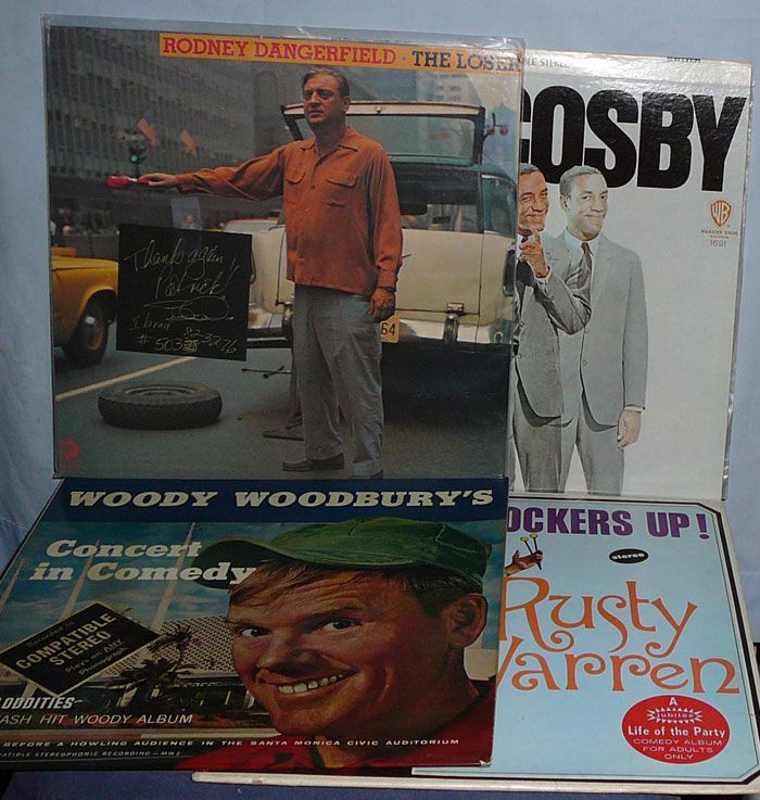 Monster 24 LP Comedy Novelty Lot Clean R Dangerfield Signature