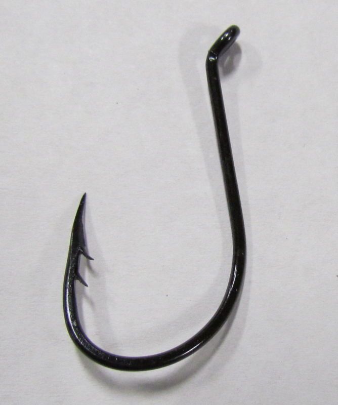 80 Eagle Claw Black Octopus Fish Hook 5 0 O1A3 B