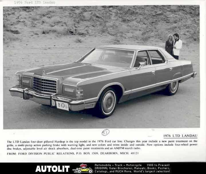 1976 Ford Landau Factory Photo