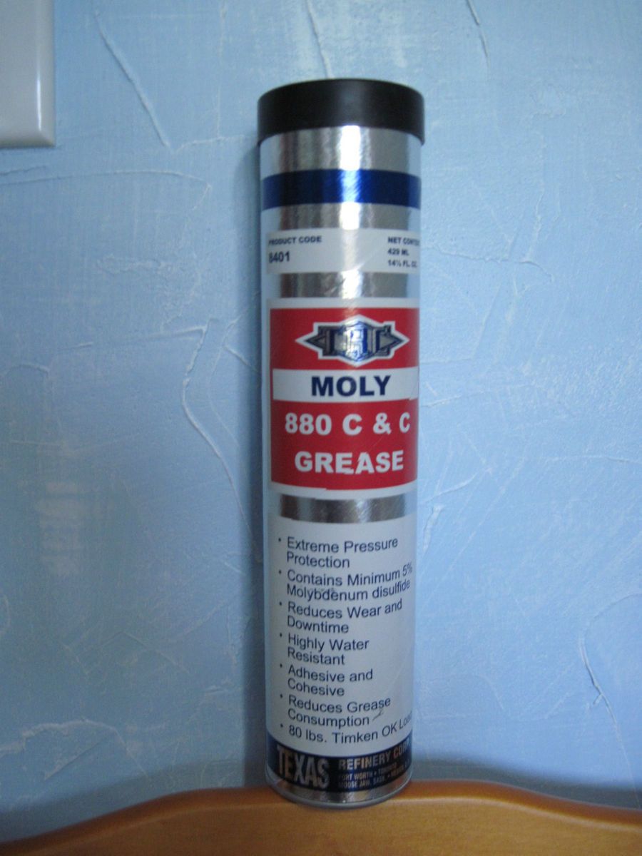 Tubes 14 ½ oz TRC Moly 880 C C Grease MIN 5 Moly High Pressure Nlgi