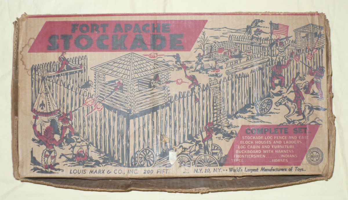  Marx Fort Apache 3612 Box Instructions