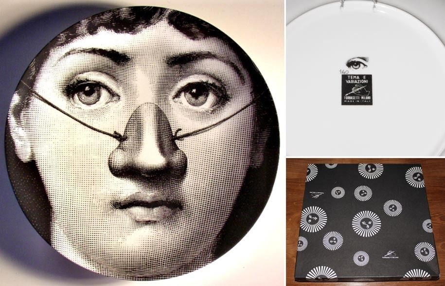 Fornasetti Plate 140 Tema E Variazioni