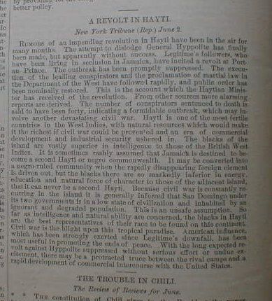 Haiti Revolt 1891 Lynching by Soldiers at Fort Walla Walla WA