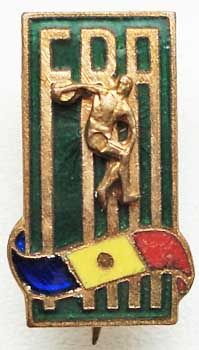 Romania Sport Pin Romanian Athletics Federation Fra 60s