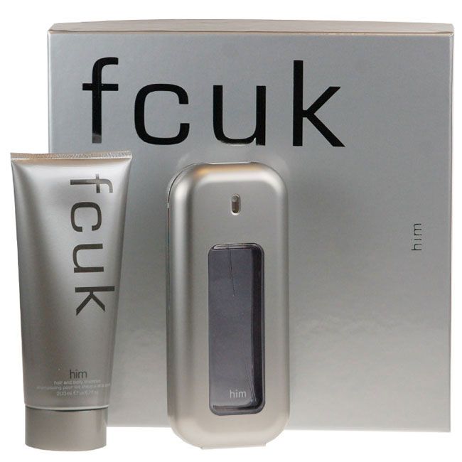 FCUK Him French Connection 3 4 Cologne 2 PC Gift Set 870283001083