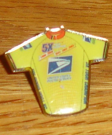  5x Five Time LANCE ARMSTRONG Trek Bicycle USPS TOUR DE FRANCE BIKE PIN