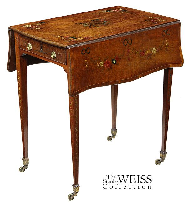 5336 a george iii satinwood pembroke table england c 1800