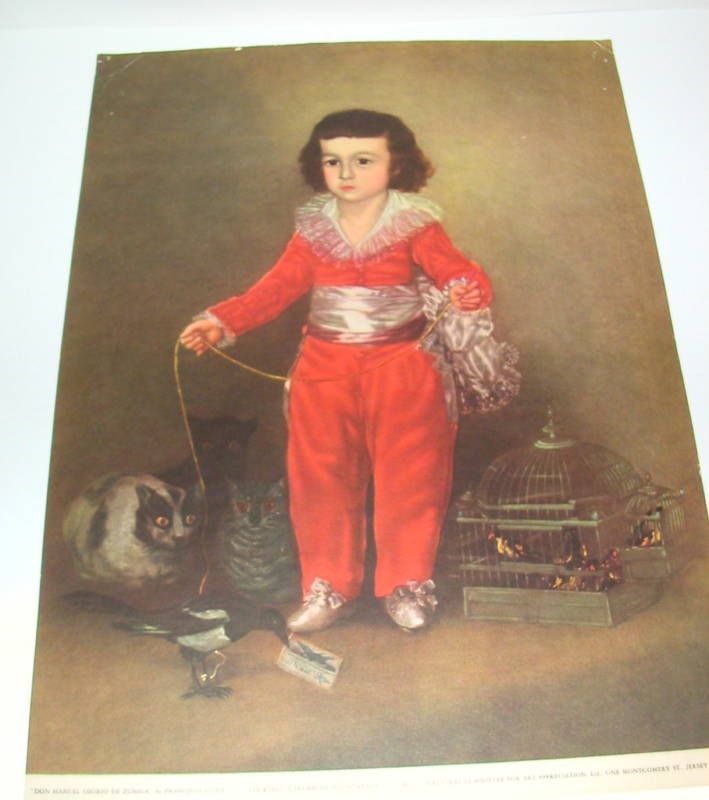 1937 Print Don Manuel Osorio de Zuniga Francisco Goya