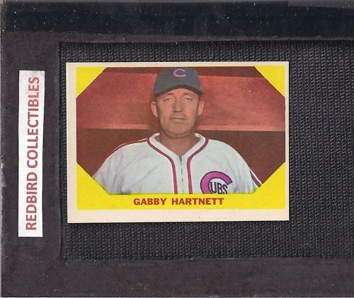 1960 Fleer 29 Gabby Hartnett Cubs EX MT MT