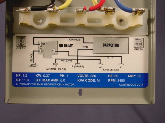 Franklin Electric Submersible Control Box 5 1 2 HP Well Pump