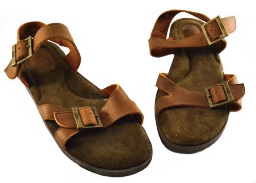 Bass Co Sunjuns Leather Sandals Mens Size 9 5 M New