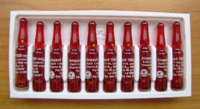 10 x Pharma Grade Vitamin B12 Ampoules for Oral or Injection 1000 mcg