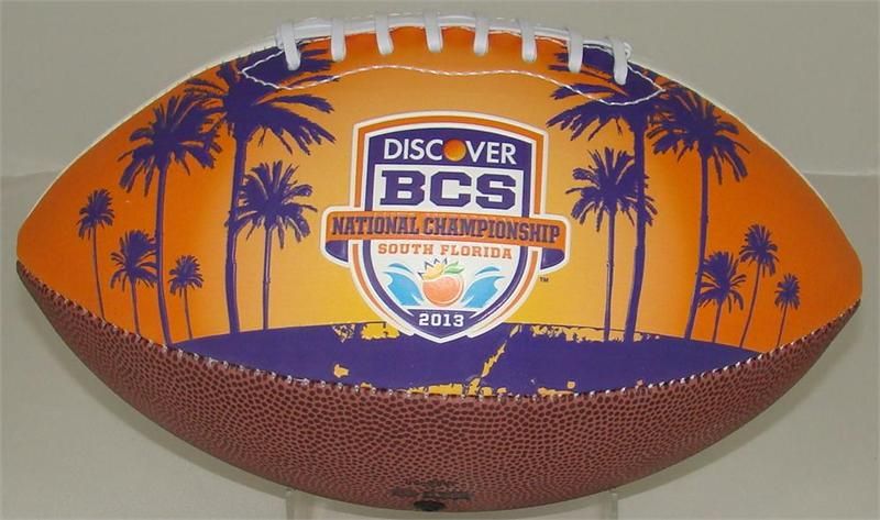  NCAA BCS Alabama Championship Full Size Football by Rawlings