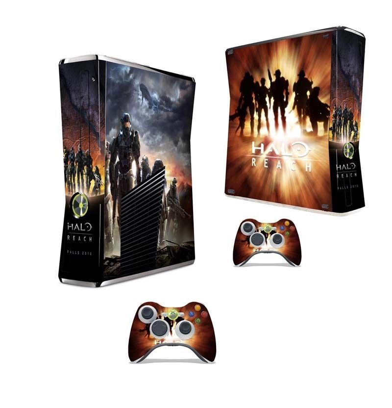 Halo Reach Vinyl Decal Game Skin Sticker for Xbox 360 Slim 2