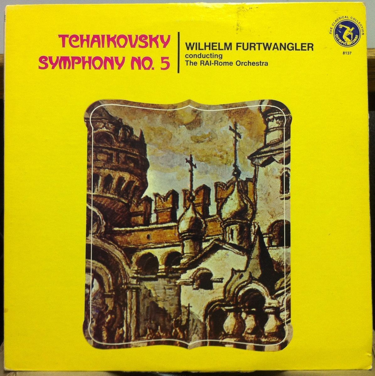 Wilhelm Furtwangler Tchaikovsky Symphony No 5 LP Mint OL 8137 Vinyl
