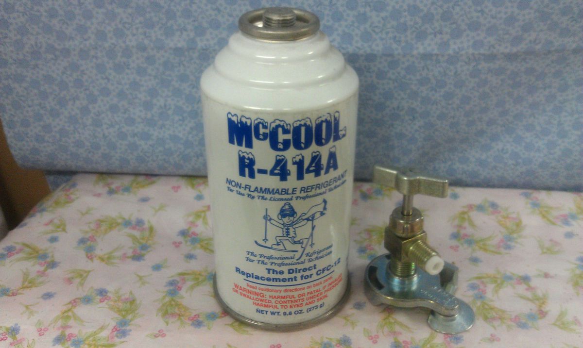 REFRIGERANT 12 Substitute, McCool, R414A, 9.6 oz. Can, Drop In