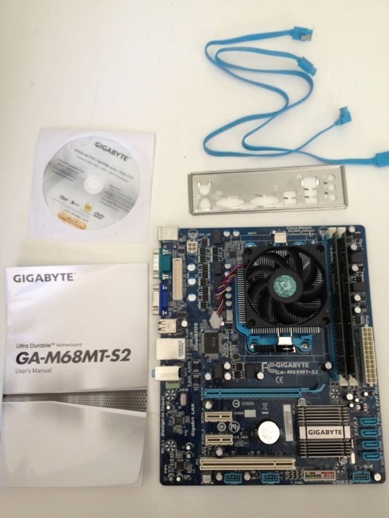   FX Series FX 6100 3 3GHz GIGABYTE GA M68MT S2 AM3 8GB DDR3