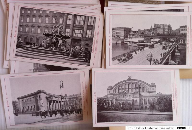 Gaillard Berlin in 64 Ansichten UM 1900 Mappe Mit Einzelblättern