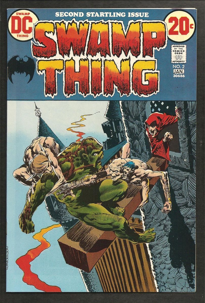 Wrightson Art Swamp Thing 2 VF NM DC 1973 All Berni