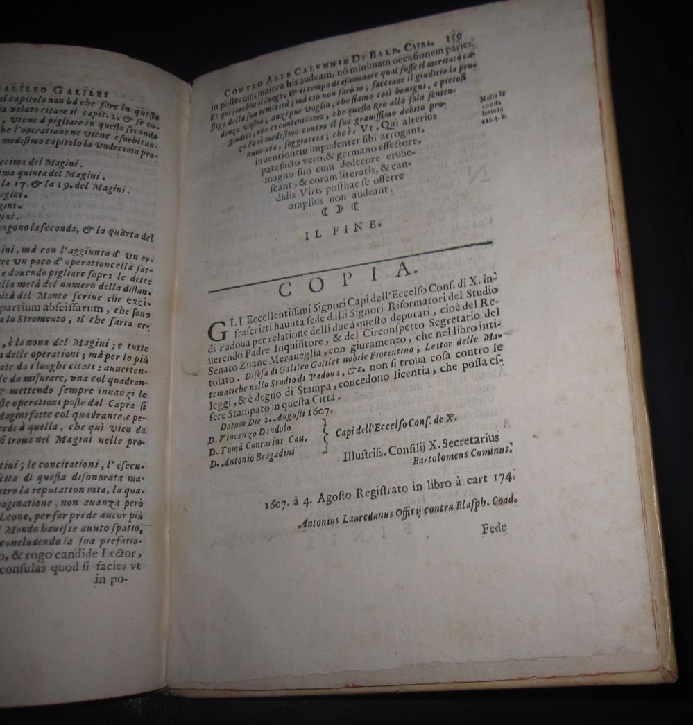 1655 Galileo Galilei Compasso Geometrico Sector Baldassar Capra 50