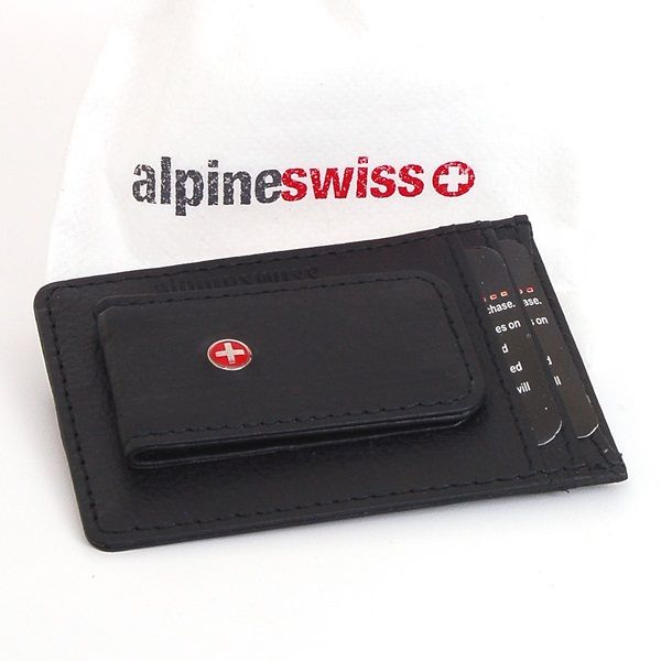  Clip Magnet Slim Thin Front Pocket Wallet Alpine Swiss ID Cards