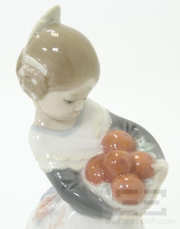  Valencian Girl With Oranges By Fulgencio García Handmade #4841, RARE