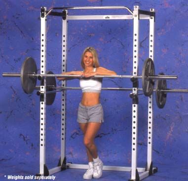 New Yukon Fitness Power Cage Rack Squat Weight Lifting Gym System