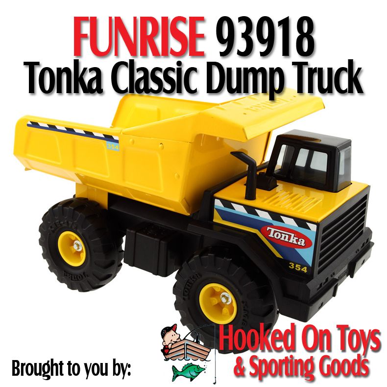 Funrise 93918 Tonka Classic Mighty Steel Dump Truck Lifetime GUARANTEE