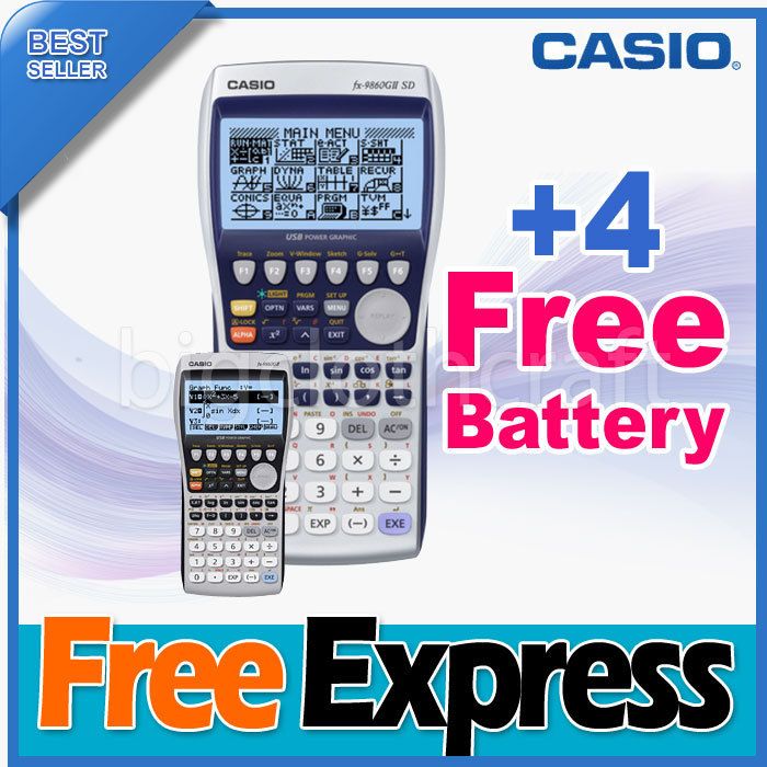  Programmable Scientific Calculator FX 9860G II SD 079767186074